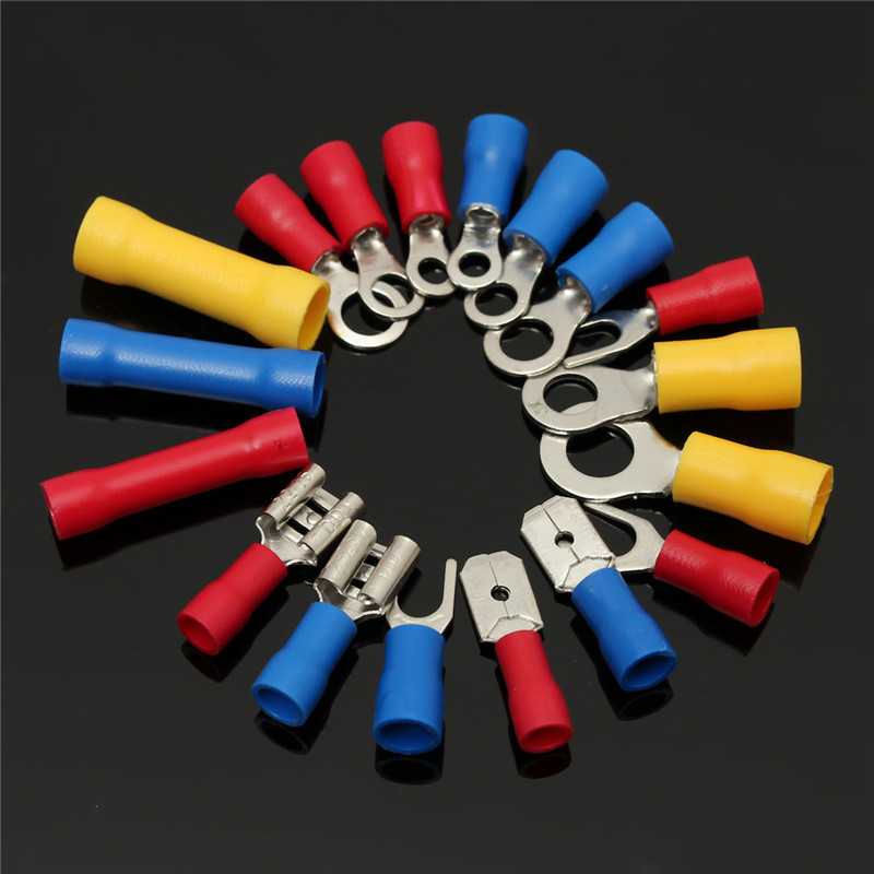 1200pcs insulated terminal assortment kit electrical wire connector crimp terminals spade assorted set
