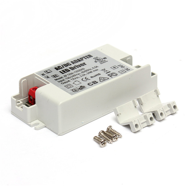 1pcs durable low power consumption ac/dc adapter 24w 2a led driver 12v lighting for transformers power supply light lamp bulb