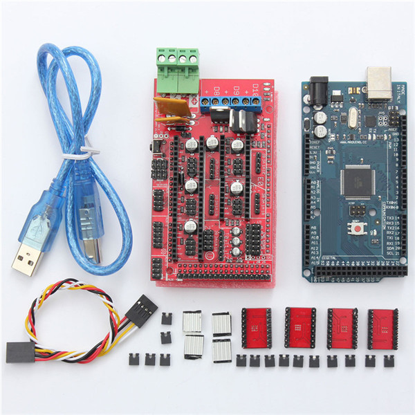 1pcs mega2560 + a4988 + ramps 1.4 3d printer kit for arduino reprap