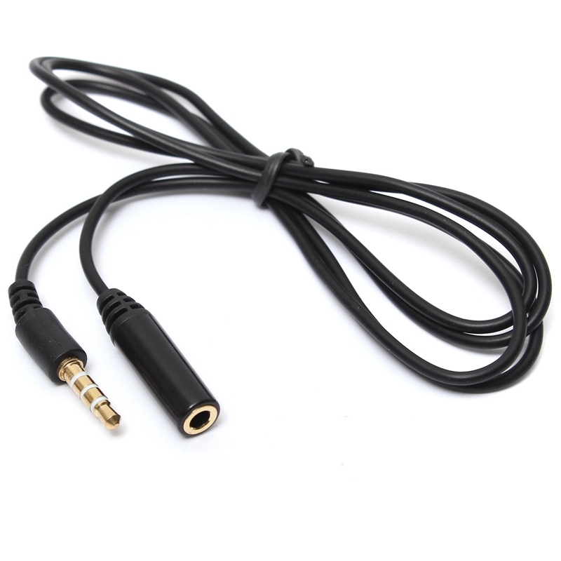 2015 4-pole 3ring trrs 3.5mm (1/8") male to female av extension cable 3ft/1m black color promotion ! 2015 4-pole 3ring trrs 3.5mm (1/8") male to female av extension cable 3ft/1m black color promotion !