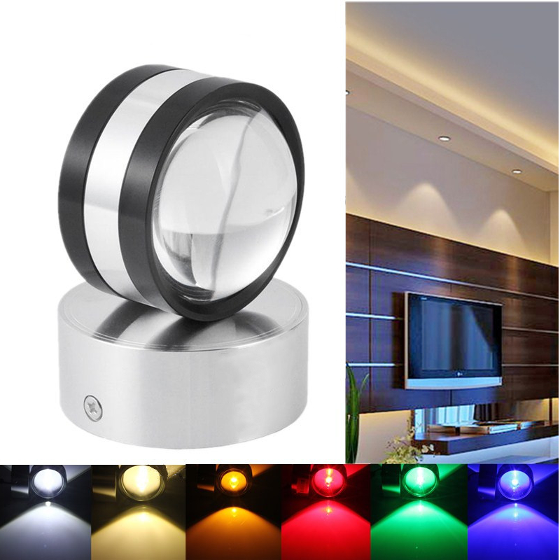 2015 aircraft-grade aluminum crystal 2w led wall lamp for background wall wall path hallway bar lighting fixture