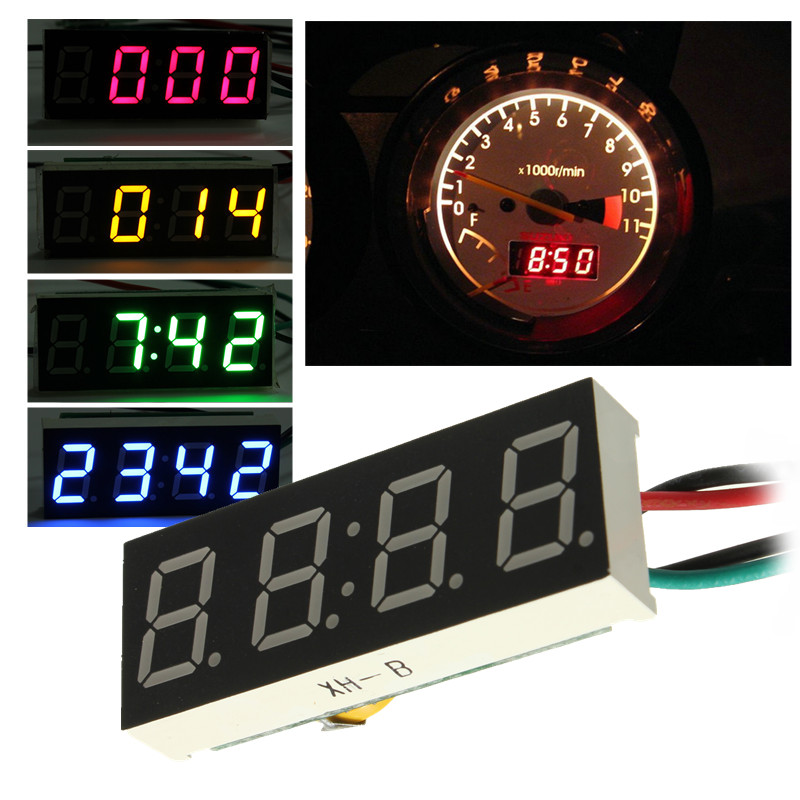 2015 brand new multi-color digital led clock watch car truck motor motorcycle led digital tube 24 hour time dc 2015 brand new multi-color digital led clock watch car truck motor motorcycle led digital tube 24 hour time dc