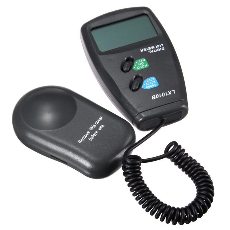 2015 environmental testing equipment handheld type high accuracy 50,000 lux digital lcd light meter pometer 3 range luxmeter