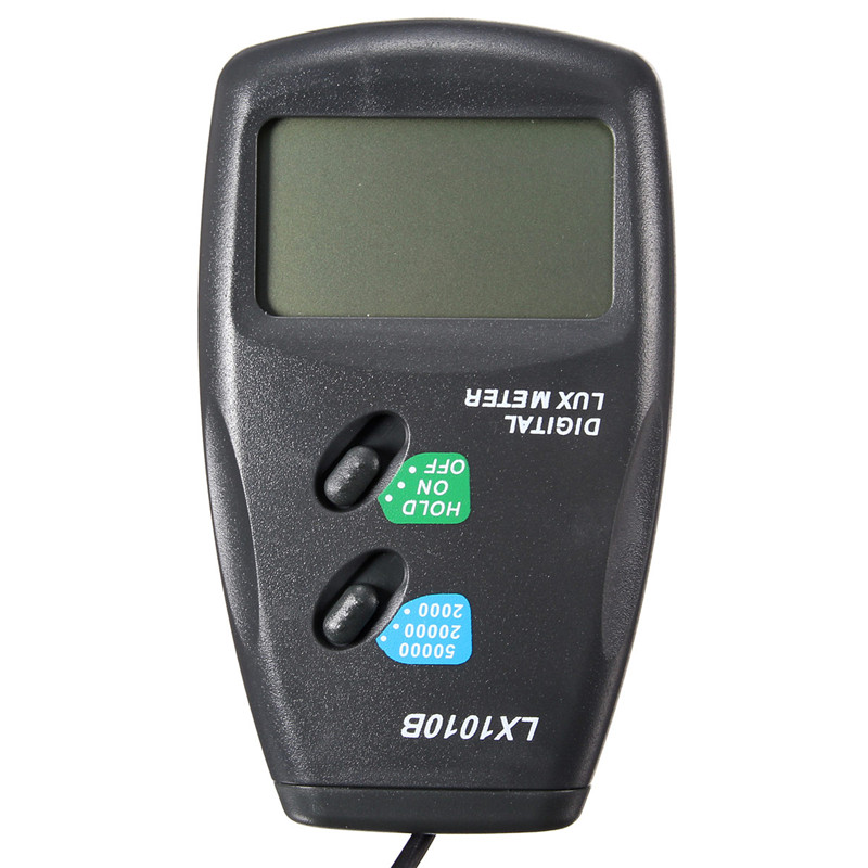 2015 environmental testing equipment handheld type high accuracy 50,000 lux digital lcd light meter pometer 3 range luxmeter