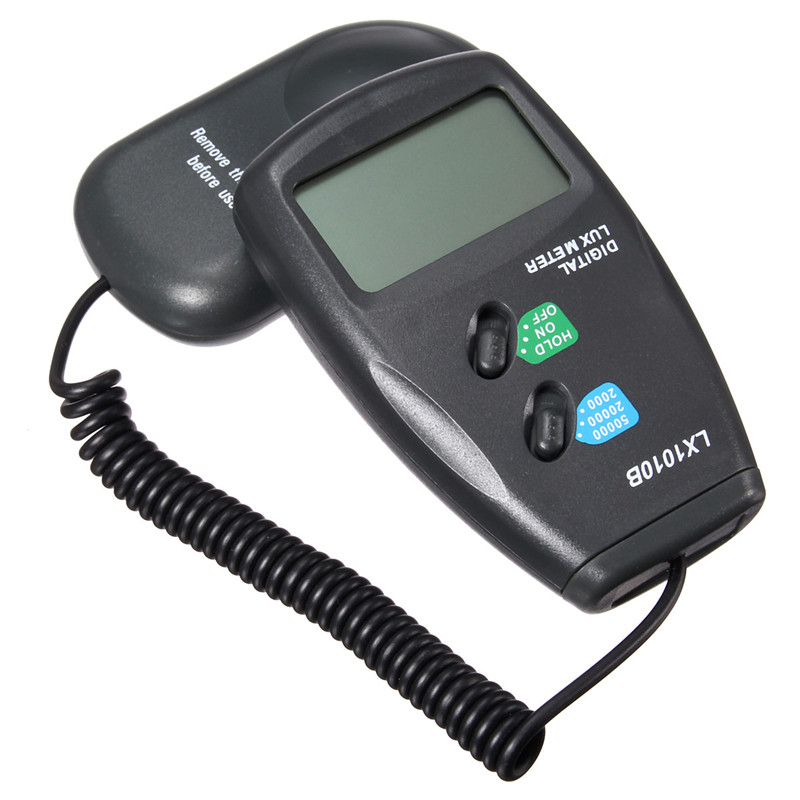 2015 environmental testing equipment handheld type high accuracy 50,000 lux digital lcd light meter pometer 3 range luxmeter
