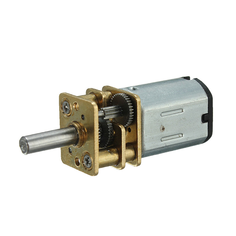 2015 new arrival dc 6v 200rpm mini metal gear motor with gearwheel model:n20 3mm shaft diameter