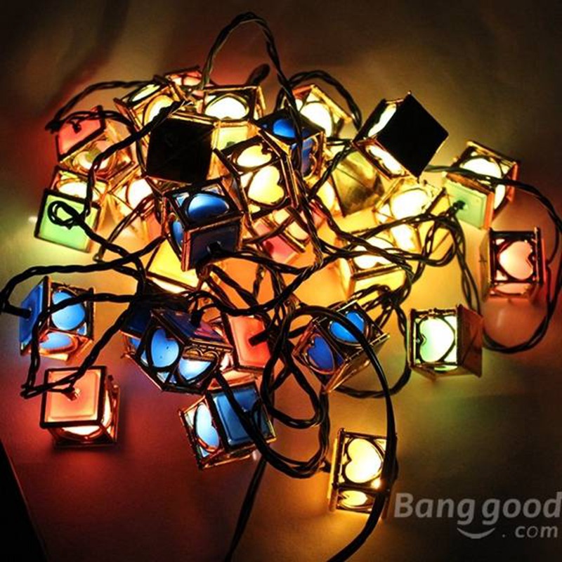 2015 new colorful led string lights for xmas wedding garden party holiday decor