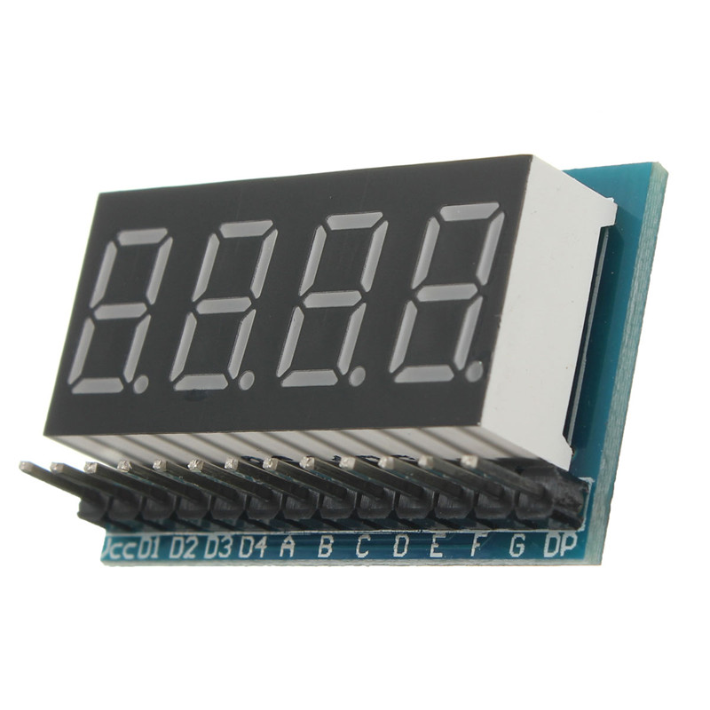 2015 new high standard 0.36 inches red 4 bit 8 seg led display board parallel digital tube display module 3.3v-5v