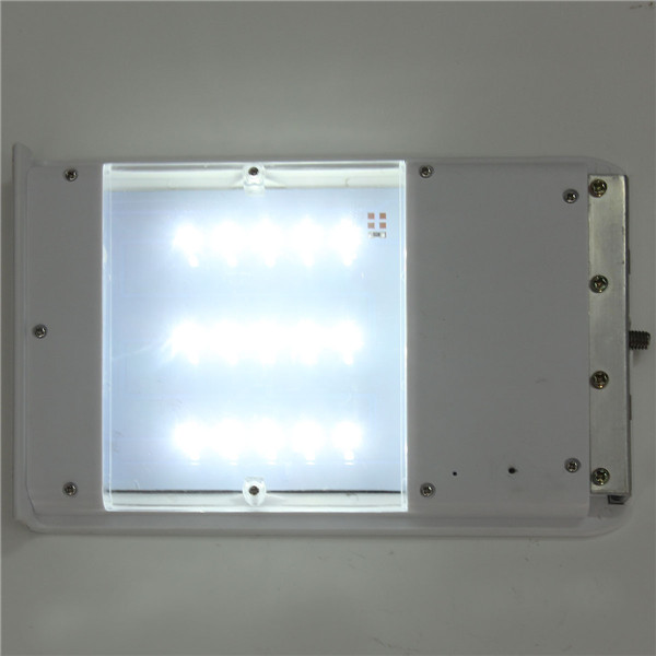 2015 new solar powered panel 15 led street light solar sensor light outdoor garden path spot light wall emergency lamp luminaria