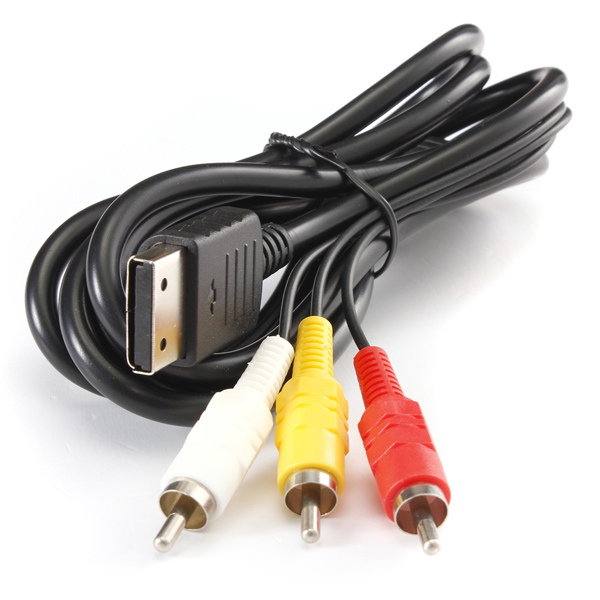 2015 newest 1.8m composite rca av cord for sega dreamcast stereo composite audio video tv adapter cable