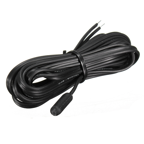 2m black waterproof digital temperature temp sensor probe 2m black waterproof digital temperature temp sensor probe