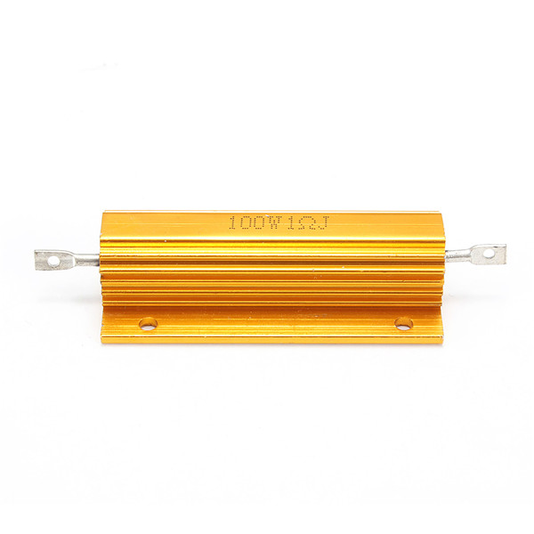 2pcs/lot 1r 2r 4r 8r 10r 2 ohm 100w watt wirewound aluminum power metal shell case resistance resistor