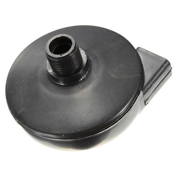 2pcs/lot black plastic 20mm male threaded exhaust muffler filter for air compressor