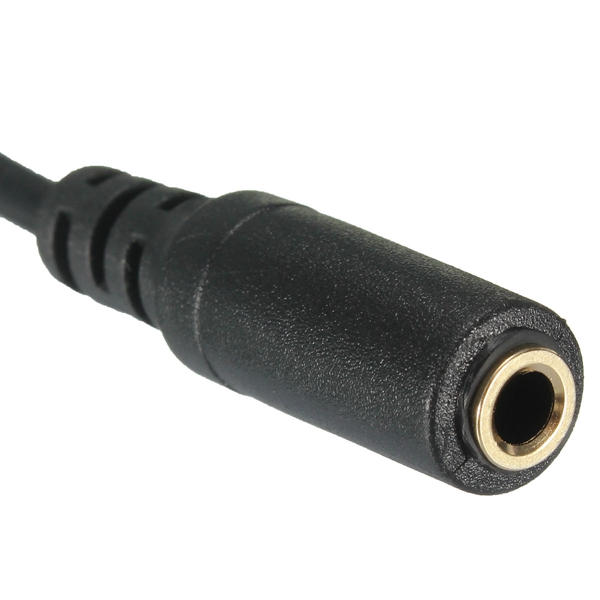 3.5mm (1/8) 90 right angle male to female stereo plug adapter converter 25cm earphone headphone headset cable