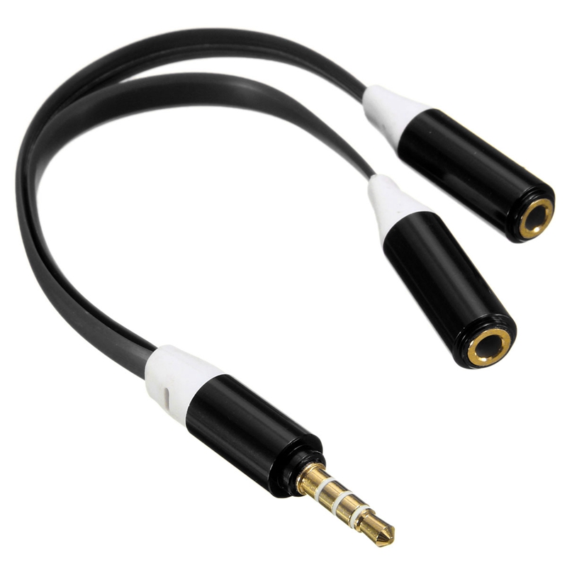 5 colors 3.5mm 1 male to 2 female earphone stereo audio extension y splitter cable cord 5 colors 3.5mm 1 male to 2 female earphone stereo audio extension y splitter cable cord