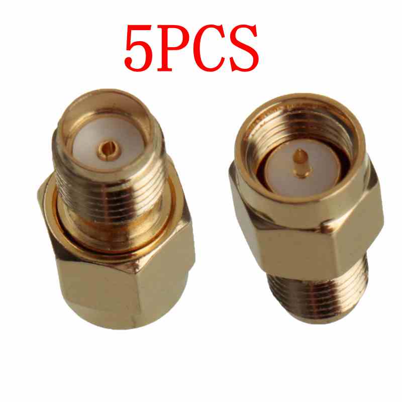 5pcs rf adapter sma male plug to sma female jack rf coaxial connector gold plating sma connectors 5pcs rf adapter sma male plug to sma female jack rf coaxial connector gold plating sma connectors