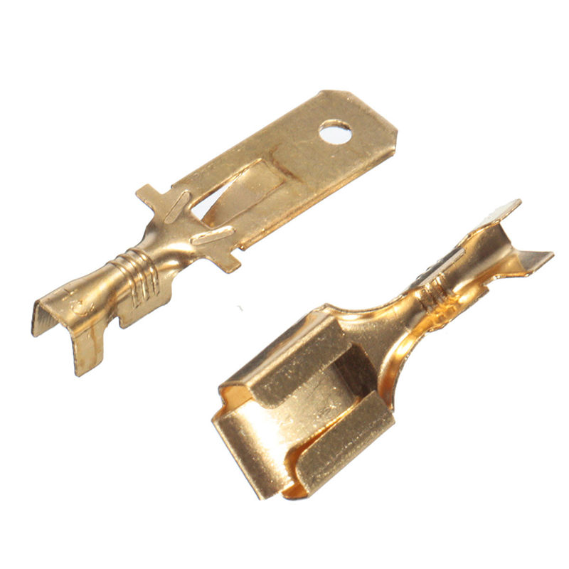 best promotion 1 way pin 6.3mm car electrical terminal block multi connector plug socket kit