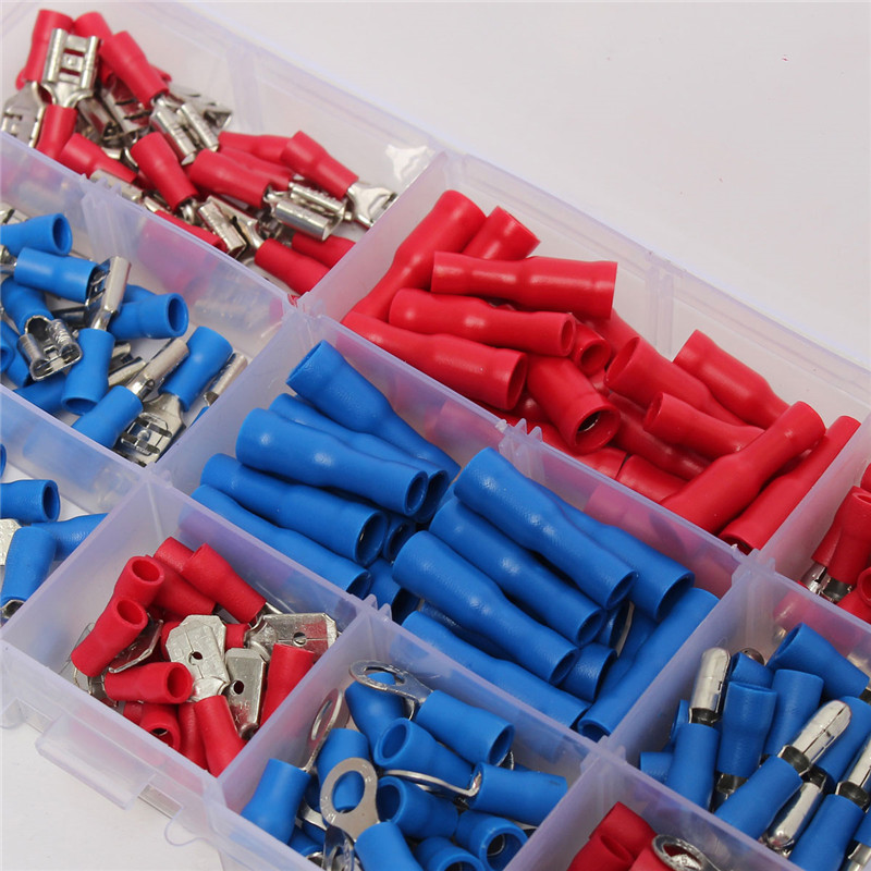 best promotion 200pcs assorted insulated electrical wire terminals crimp connector spade set new best promotion 200pcs assorted insulated electrical wire terminals crimp connector spade set new