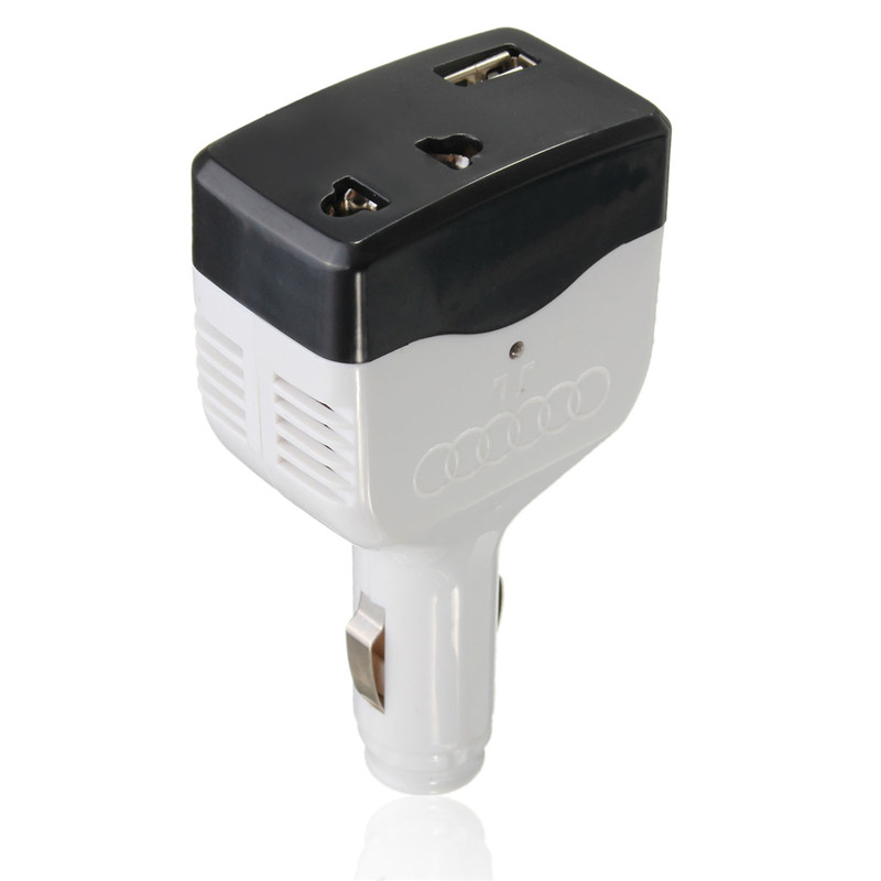 best promotion car charger power inverter adapter dc 12v/24v to ac converter +usb direct outlet