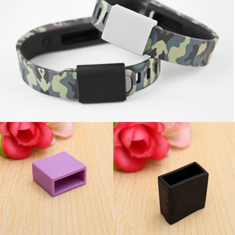 best promotion purple color clasp keeper protector cover for securing for fitbit flex smart wrist bracelet band