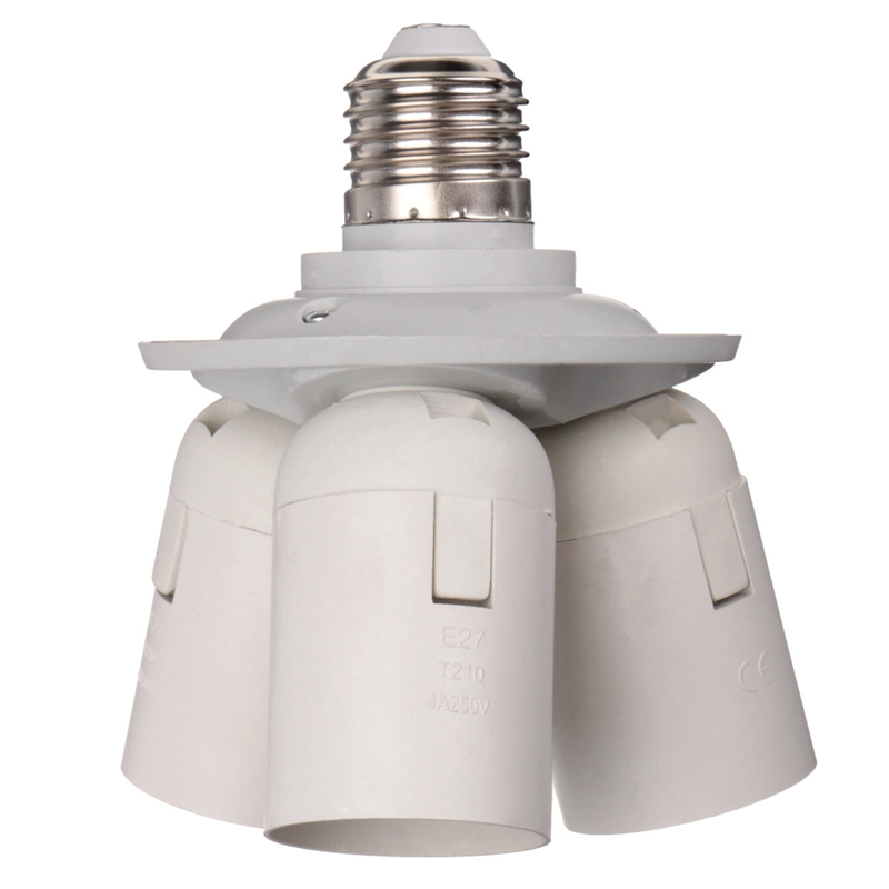 best promotion white color bulbs base adaptor e27 to three e27 light bulbs base adaptor socket splitter pography lamp best promotion white color bulbs base adaptor e27 to three e27 light bulbs base adaptor socket splitter pography lamp