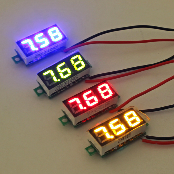 brand new 0.28 inch dc 2.5v-30v mini digital led voltmeter voltage tester meter