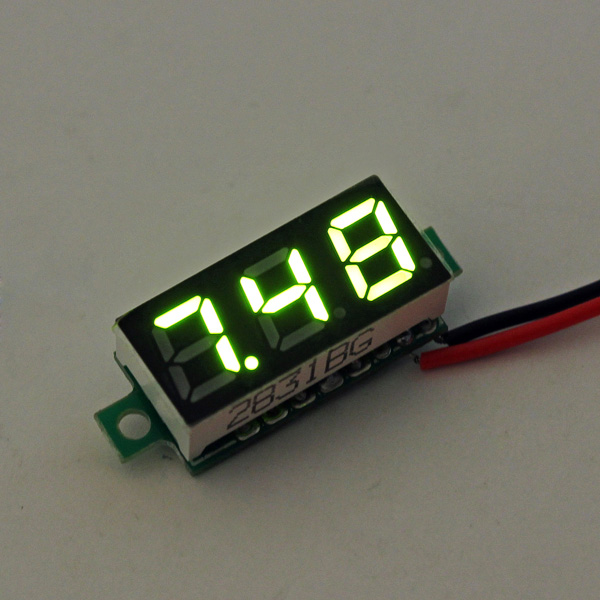 brand new 0.28 inch dc 2.5v-30v mini digital led voltmeter voltage tester meter