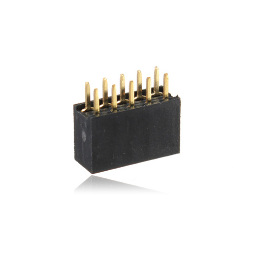 brand new 10pcs 2.54mm 2x10 pin 20 pin female double row straight pin header strip pitch brand new 10pcs 2.54mm 2x10 pin 20 pin female double row straight pin header strip pitch