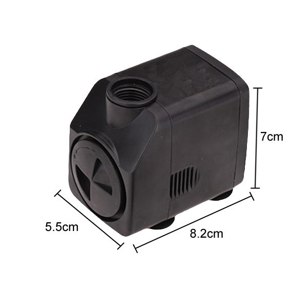 brand new 320 gph (1200l/h) aquarium submersible pump fish tank fountain water hydroponic us plug