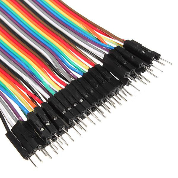 brand new 40pcs 1-pin 10cm 2.54mm male to female breadboard jumper wire cable