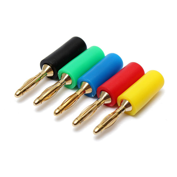 brand new 5 colors 2mm banana plug jack for speaker amplifier test probes connector excellent quality