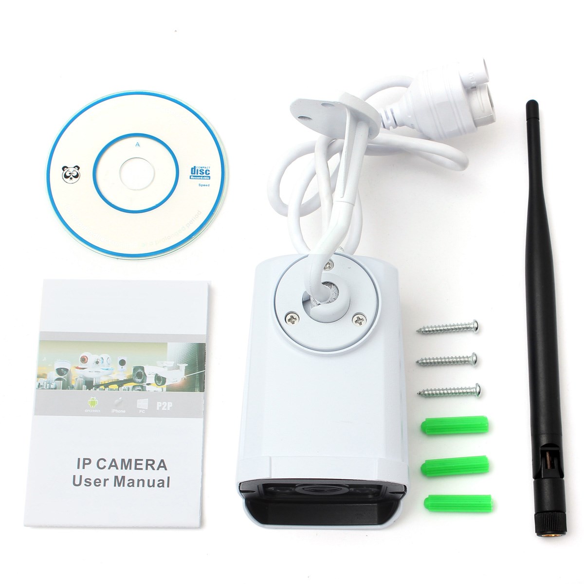 brand new 720p wireless wifi cctv hd outdoor indoor mini ip network ir security camera webcom