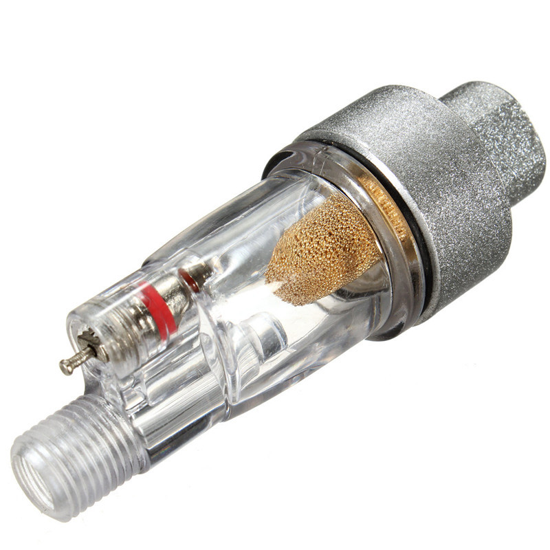 brand new airbrush mini air filter moisture water trap 1/8 fittings hose paint spray gun