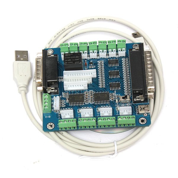 brand new cnc 5 axis breakout board interface adapter for stepper motor driver mill/input 58956 brand new cnc 5 axis breakout board interface adapter for stepper motor driver mill/input 58956