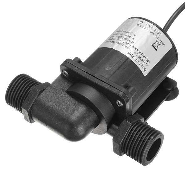 brand new dc 12v 1000l/h electric / solar brushless motor water pump aquarium fountain