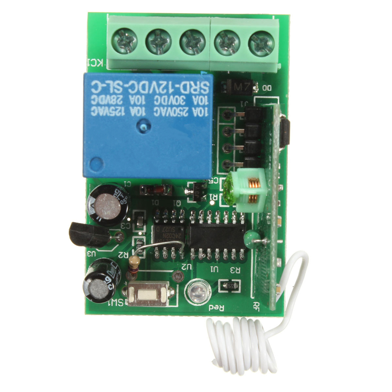 brand new dc 12v 10a relay 1ch wireless rf remote control switch transmitter receiver working modes self-locking