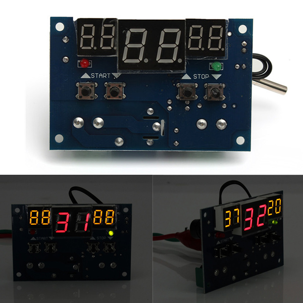 brand new dc 9v-15v intelligent digital led thermostat temperature controller 55266