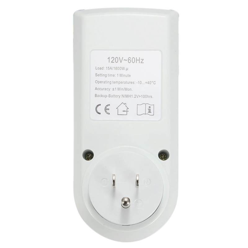 brand new lcd display programmable digital electronic timer switch 24h 7 day ac 15a 110v us plug new