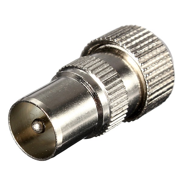 brand new male tv aerial connector - rf coax cable plug socket view coaxial metal best promotion