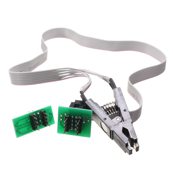 brand new soic8 sop8 test clip for eeprom 93cxx / 25cxx / 24cxx in-circuit programming