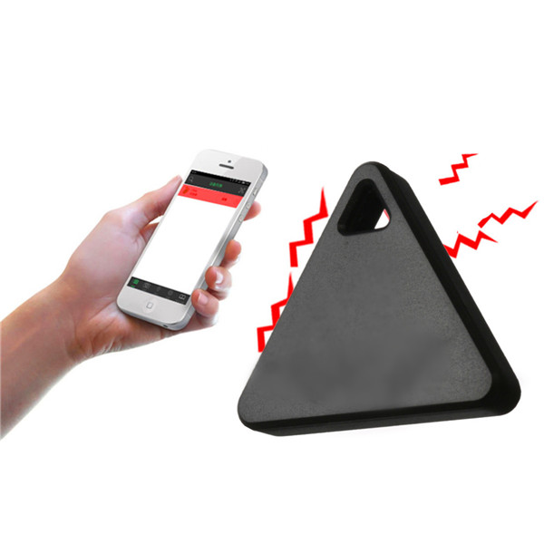 brand new triangle portable bluetooth anti-lost device key item pet kids luggage bag tracer finder 2 colours
