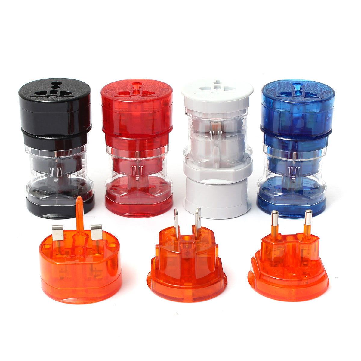 brand new universal world wide multi-fonction travel plug adapter converter uk/us/au/eu