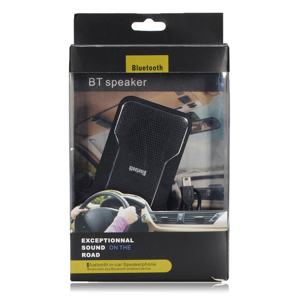 brand new usb wireless bluetooth hands speakerphone car kit with charger speaker bluetooth receiver