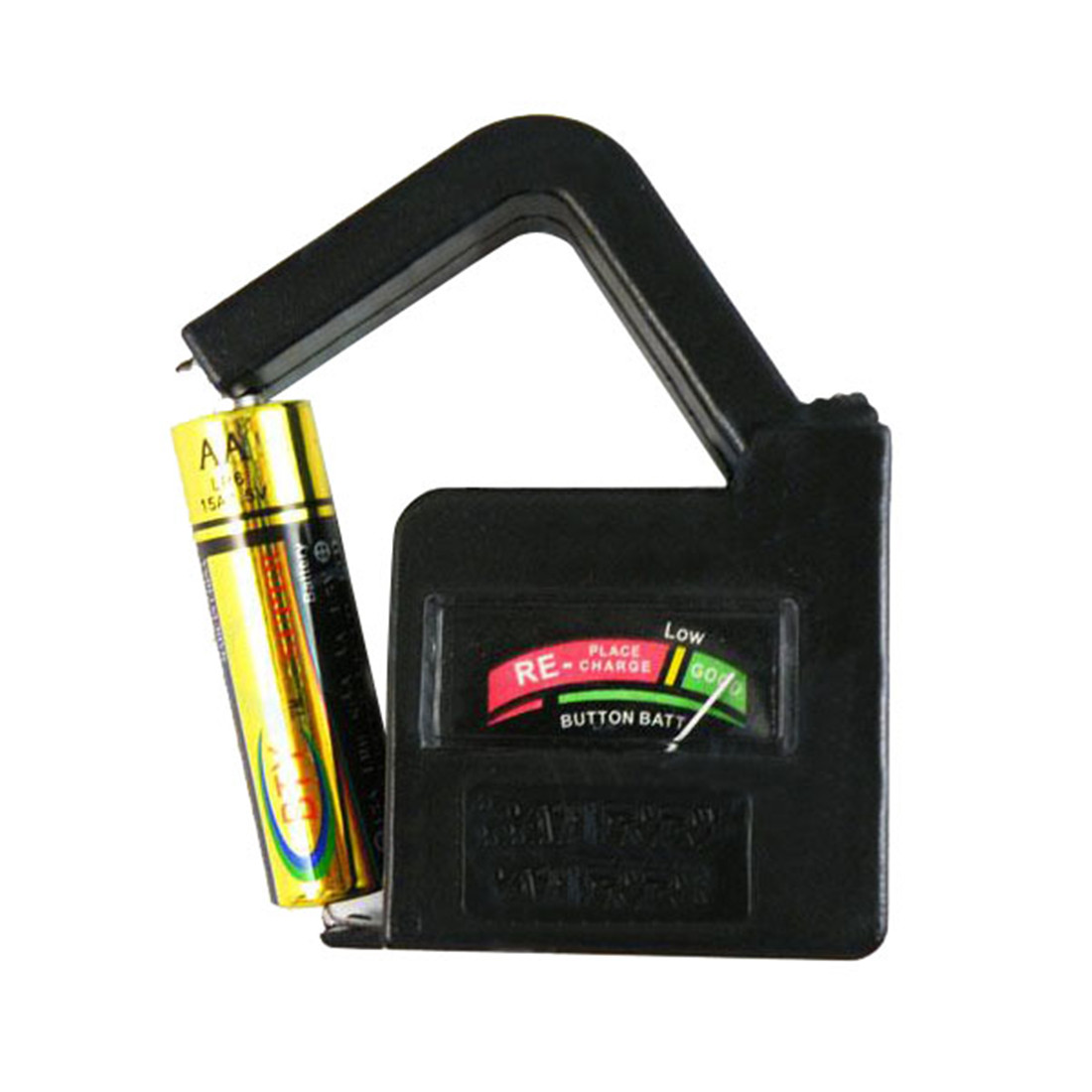 ! bt-860 universal battery volt tester for checker regular or rechargeable aa aaa c d batteries 9v batteries 1.5v button cell