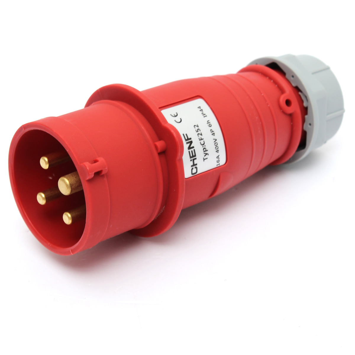 cf252 16amp waterproof 3 pin plug ip44 400 volts nylon industrial socket 3 phase new cf252 16amp waterproof 3 pin plug ip44 400 volts nylon industrial socket 3 phase new