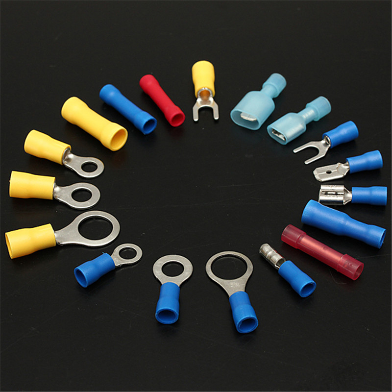 durable 360x assorted insulated electrical wire terminals crimp connector spade set kit