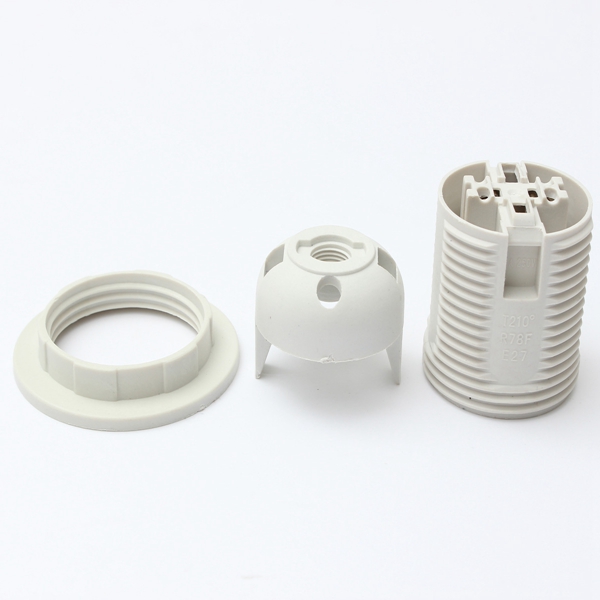 edison screw es e27 m10 light bulb lamp holder pendant socket & lampshade collar best promotion