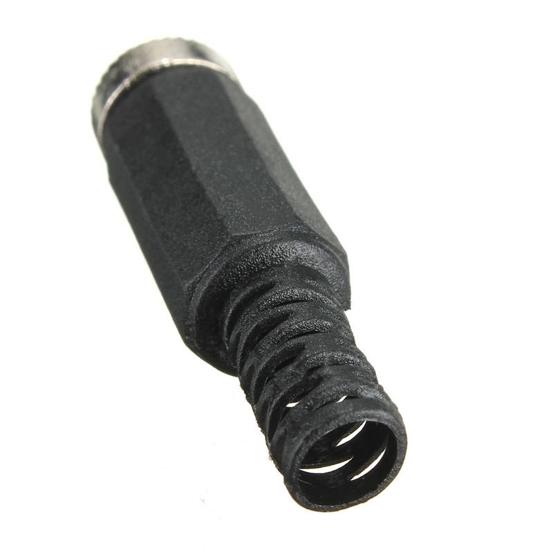 excellent quality 5.5mmx2.5mm female dc power plug socket jack adapter connector socket adapter black color