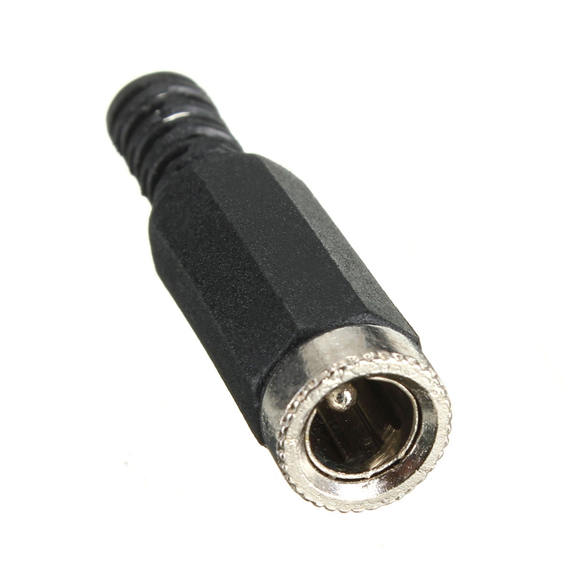 excellent quality 5.5mmx2.5mm female dc power plug socket jack adapter connector socket adapter black color
