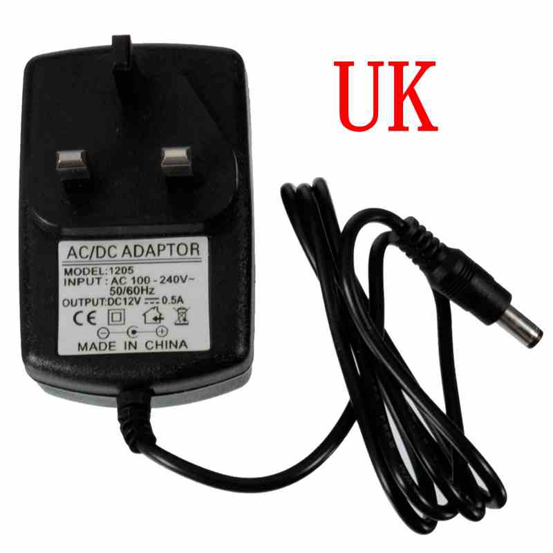 excellent quality ac wall 100-240v to dc 12v 0.5a power supply charger adapter uk plug 5.5*2.1mm black color excellent quality ac wall 100-240v to dc 12v 0.5a power supply charger adapter uk plug 5.5*2.1mm black color